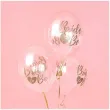 balony bride to be zloty crystal strong 12 6 szt