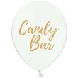 balony candy bar biale 12 strong 50 szt