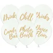 balony candy bar chill dance floor drinks photo booth biale partydeco 6 szt