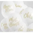 balony candy bar chill dance floor drinks photo booth pastel biale 12 strong 5 szt