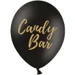 balony candy bar czarne 12 strong 50 szt
