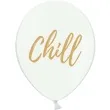balony chill biale 12 strong 50 szt