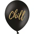 balony chill czarne 12 strong 50 szt