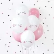 balony chmurka buzia pastel biale 12 strong 6 szt