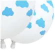 balony chmurki bialo niebieskie dekoracjepolska 12 5 szt