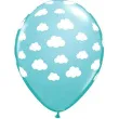 balony chmurki blekitne qualatex 11 25 szt