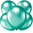 balony chrom turkusowe partypal 12 5 szt