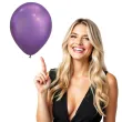 balony chromowane fioletowy qualatex 11 100 szt