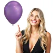 balony chromowane fioletowy qualatex 11 25 szt