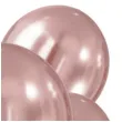 balony chromowane rozowe arpex 12 5 szt