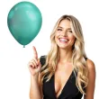 balony chromowane zielone qualatex 11 100 szt