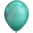 balony chromowane zielony qualatex 16 25 szt