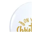 balony chrzest christening biale qualatex 11 25 szt