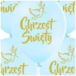 balony chrzest swiety blekitne adikbal 11 5 szt