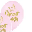 balony chrzest swiety rozowe adikbal 11 5 szt