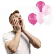 balony chrzest swiety rozowy mix partypal 12 6 szt