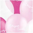 balony chrzest swiety rozowy mix partypal 12 6 szt
