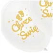 balony chrzest swiety stopki bialy zloty dekolo 12 5 szt