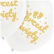 balony chrzest swiety stopki bialy zloty dekolo 12 5 szt