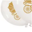 balony chrzest swiety wozek biale dekoracjepolska 5 szt