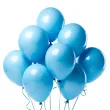 balony classic blekitny partycollection 12 50 szt
