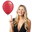 balony classic czerwony metalik qualatex 11 25 szt
