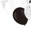 balony classic mix czarno bialy partypal 12 15 szt