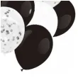 balony classic mix czarno bialy partypal 12 15 szt