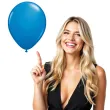 balony classic niebieski pastel qualatex 11 25 szt