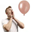 balony classic rozowy zloty metalik gemar 5 100 szt