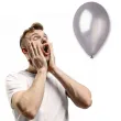 balony classic srebrny metalik gemar 10 100 szt