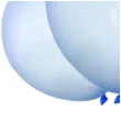 balony crystal niebieskie dekoracje polska 12 5 szt
