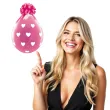 balony crystal serduszka rozowe qualatex 18 25 szt
