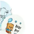 balony cute baby boy mix belbal 12 6 szt