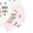 balony cute baby girl mix belbal 12 6 szt