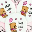 balony cute baby girl mix belbal 12 6 szt