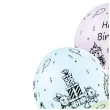 balony cute birthday mix belbal 12 6 szt