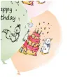 balony cute birthday mix belbal 12 6 szt