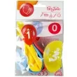 balony cyfra 0 w koronie mix arpex 14 3 szt