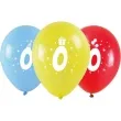 balony cyfra 0 w koronie mix arpex 14 3 szt