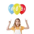 balony cyfra 0 w koronie mix arpex 14 3 szt