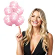 balony cyfra 2 rozowe qualatex 12 6 szt