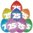 balony cyfra 25 impreza mix folat 12 8 szt