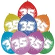balony cyfra 35 impreza mix folat 12 8 szt