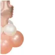 balony cyfra 4 rozowe zloto partypal zestaw