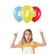 balony cyfra 5 w koronie mix arpex 14 3 szt