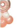 balony cyfra 6 rozowe zloto partypal zestaw