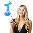 balony cyfra 7 niebieski partypal zestaw