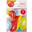 balony cyfra 7 w koronie mix arpex 14 3 szt