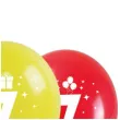 balony cyfra 7 w koronie mix arpex 14 3 szt